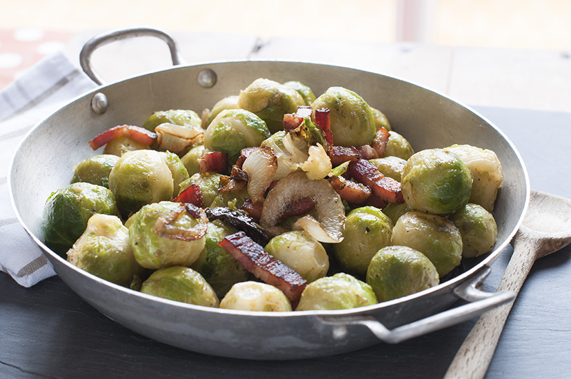 Cuisson Choux De Bruxelles Poele Recette Poelee De Choux De Bruxelles Au Lard Fume 7detable Com