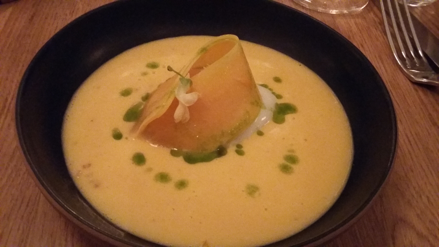 Velouté de courge caméléon