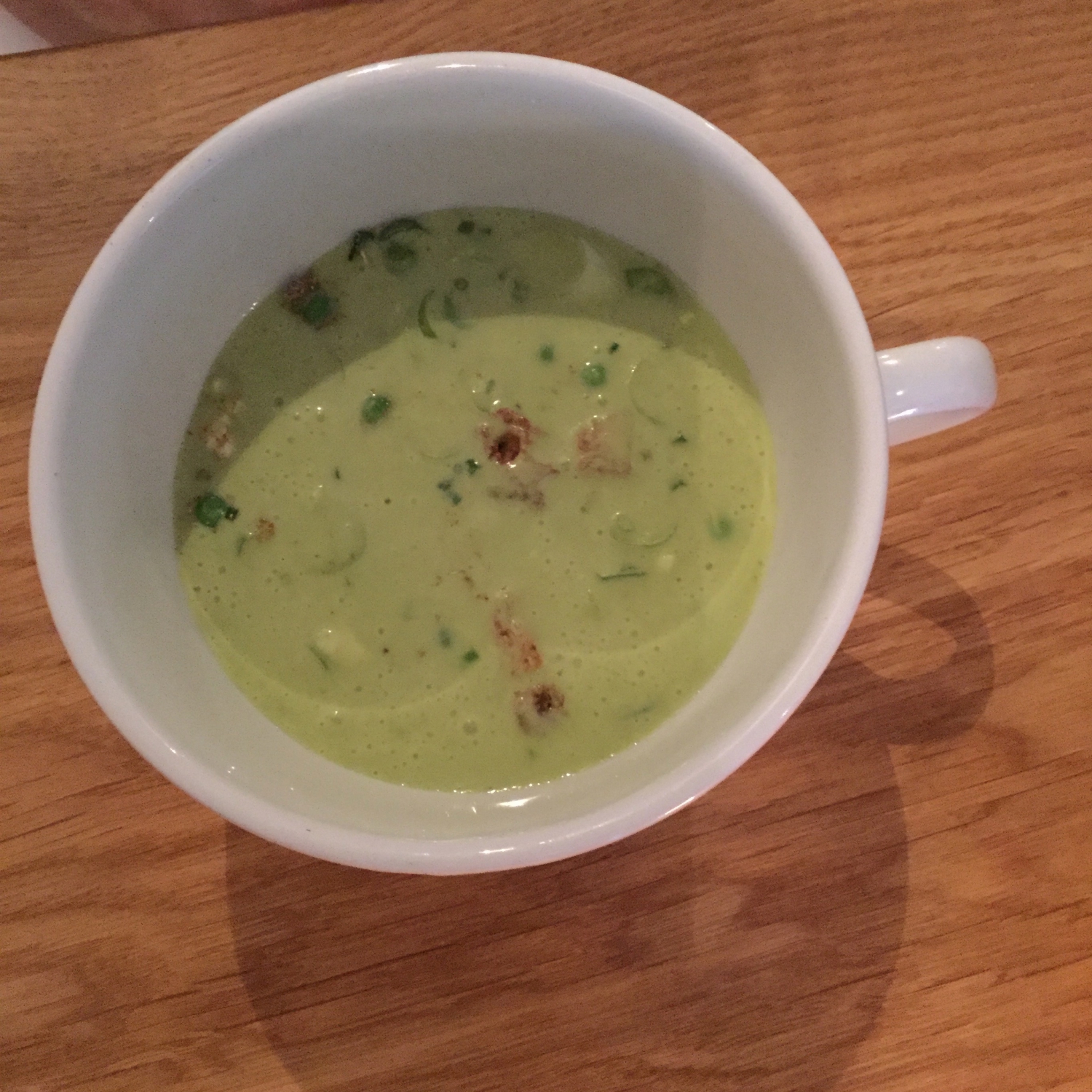 Le St Joseph - Soupe froide de petits pois